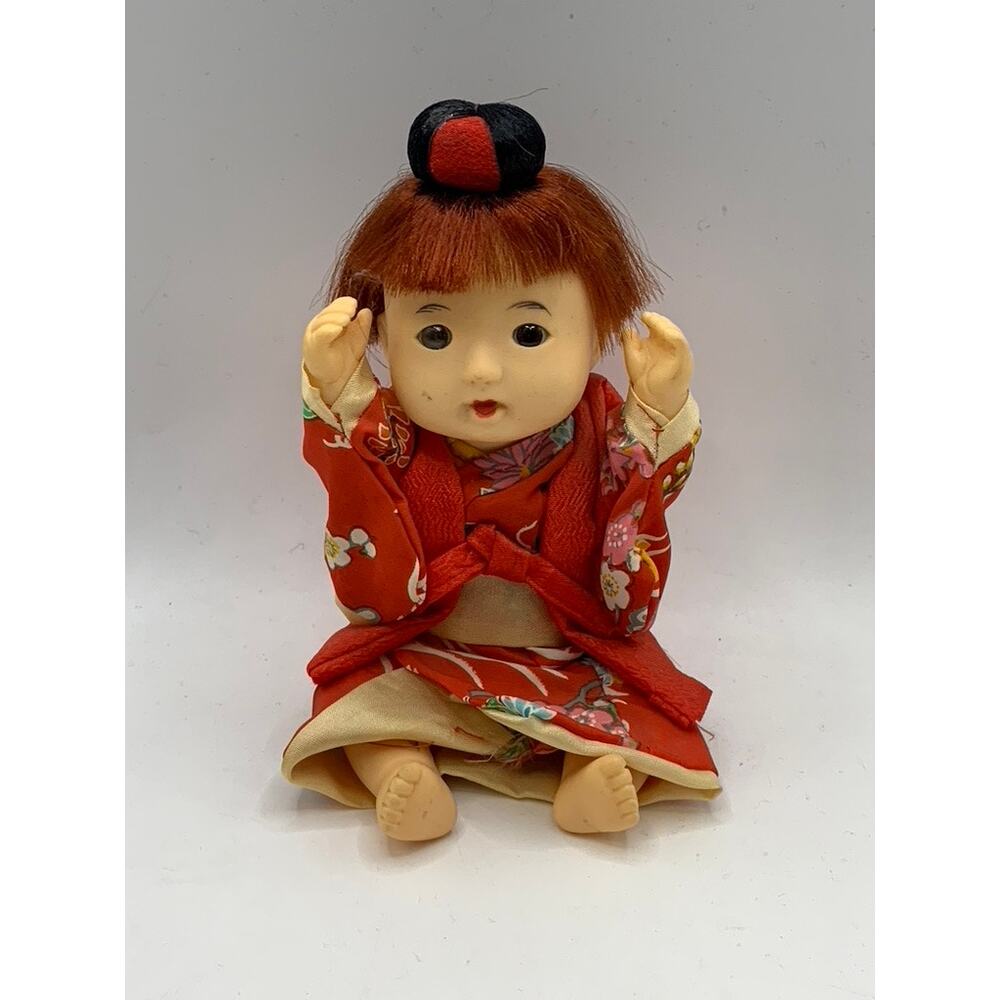 VINTAGE Ichimatsu Japanese Sitting 6" Doll